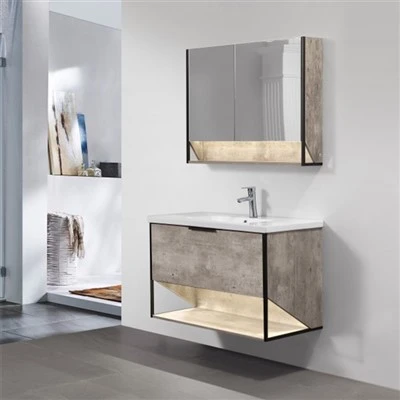 Wandmontiertes Badezimmerschrank-Set